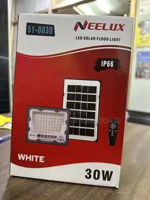 30w Solar Led Flood Light | Waterproof Outdoor Security Light