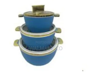 3 Pieces of 1.8l+3.5l+6l Thermal Hot Pot Containers