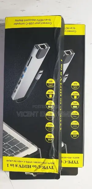 Type C to HDTV Hub 8 in 1