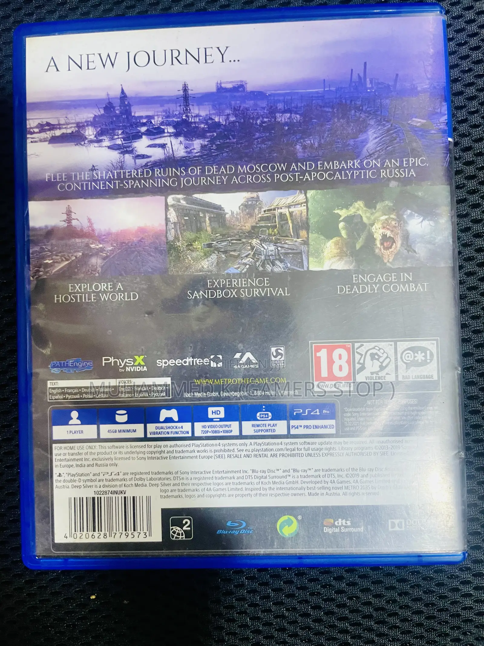 Metro Exodus( Ps4)