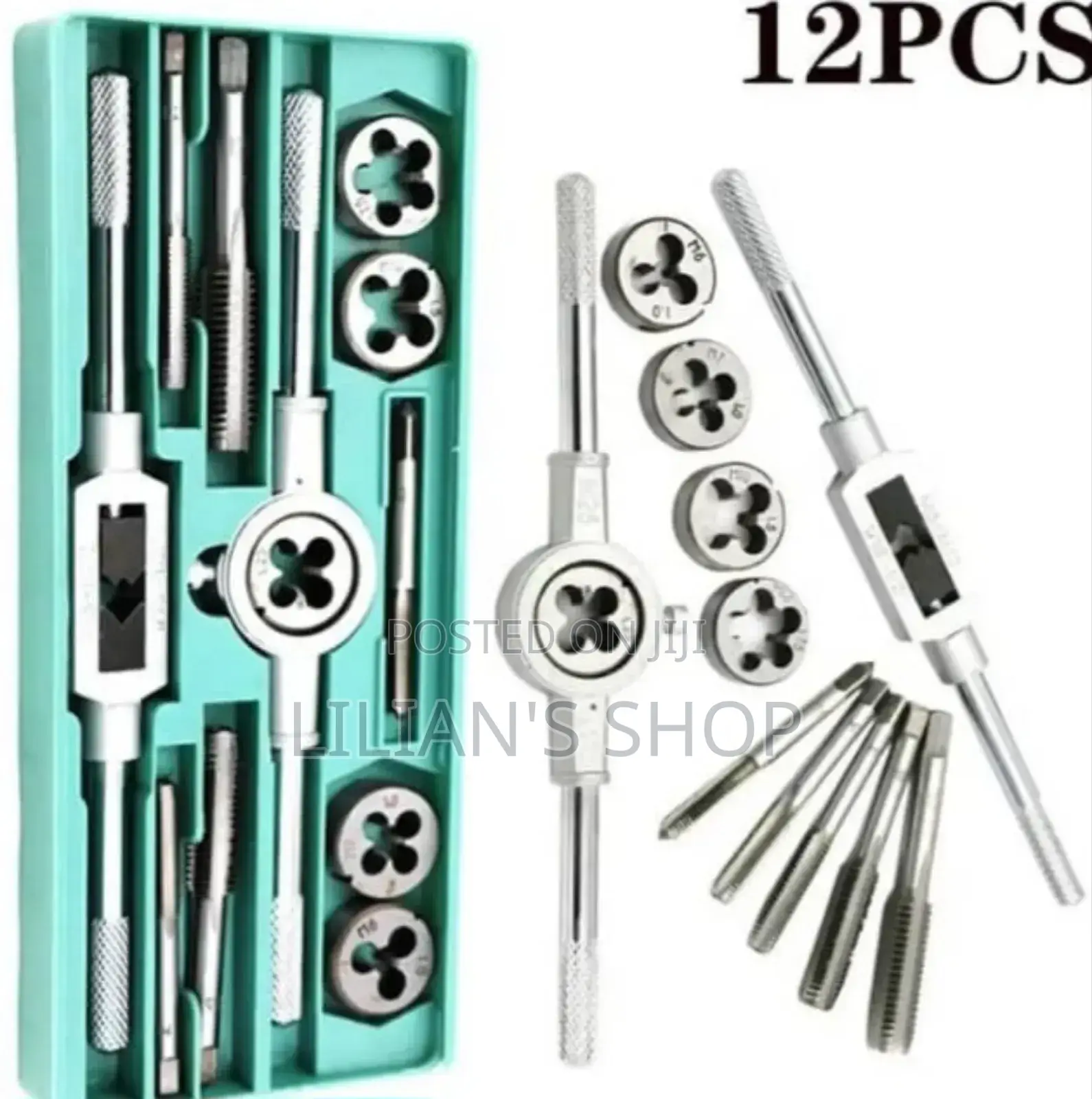 12pcs Threading Tap Die