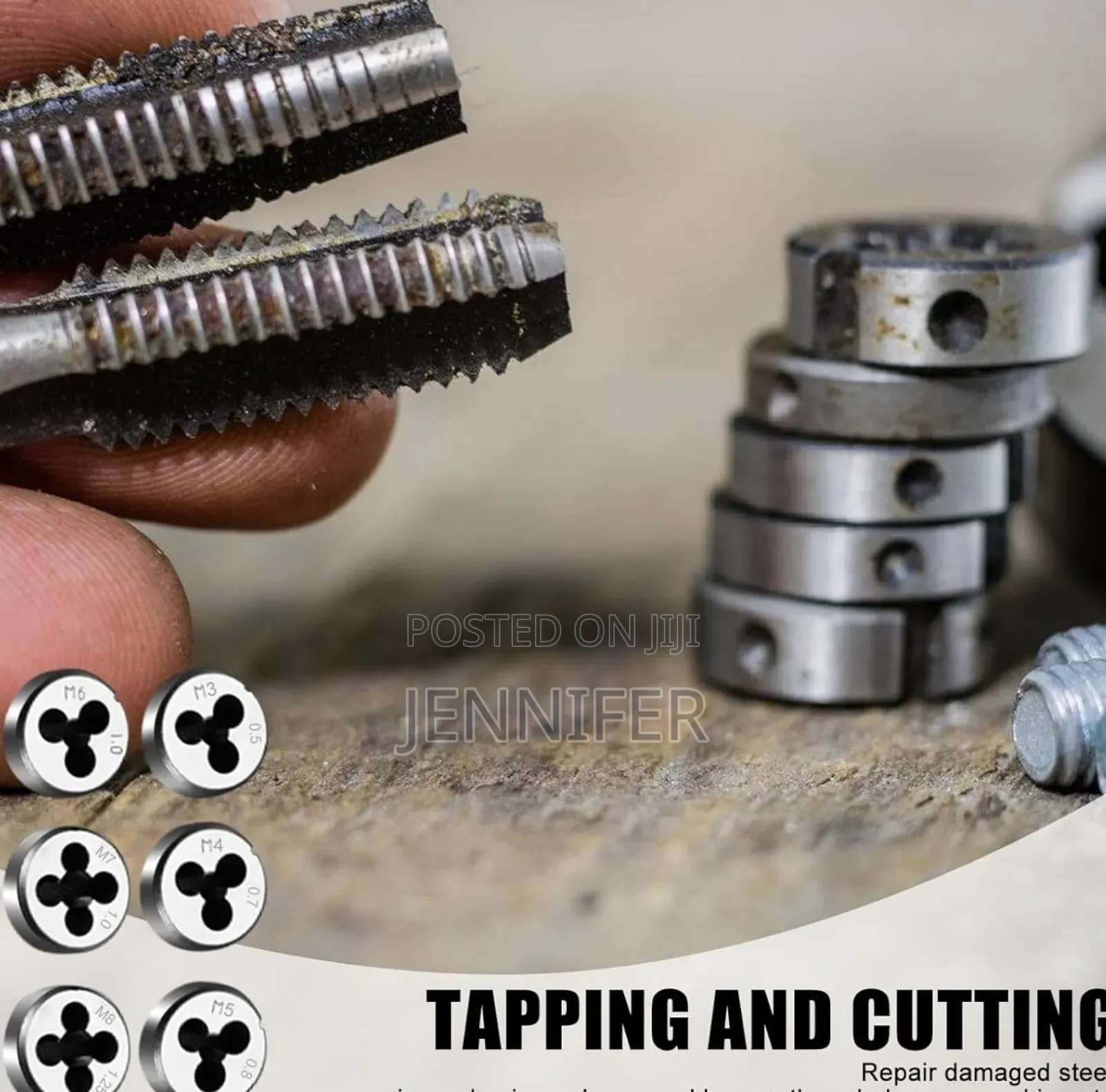 20 Piece Tap Set M3 - M12 Thread Cutting Set