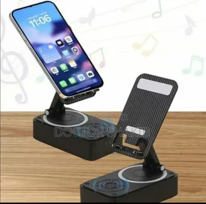 High Quality Bluetooth Speaker With a Built-in Phone Holder