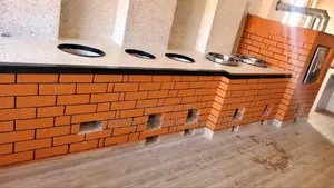 Energy Saving Cooking Stove for Firewood and Charcoal With an Oven.