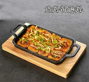 High Quality Cast Iron Rectangular Grill Pan