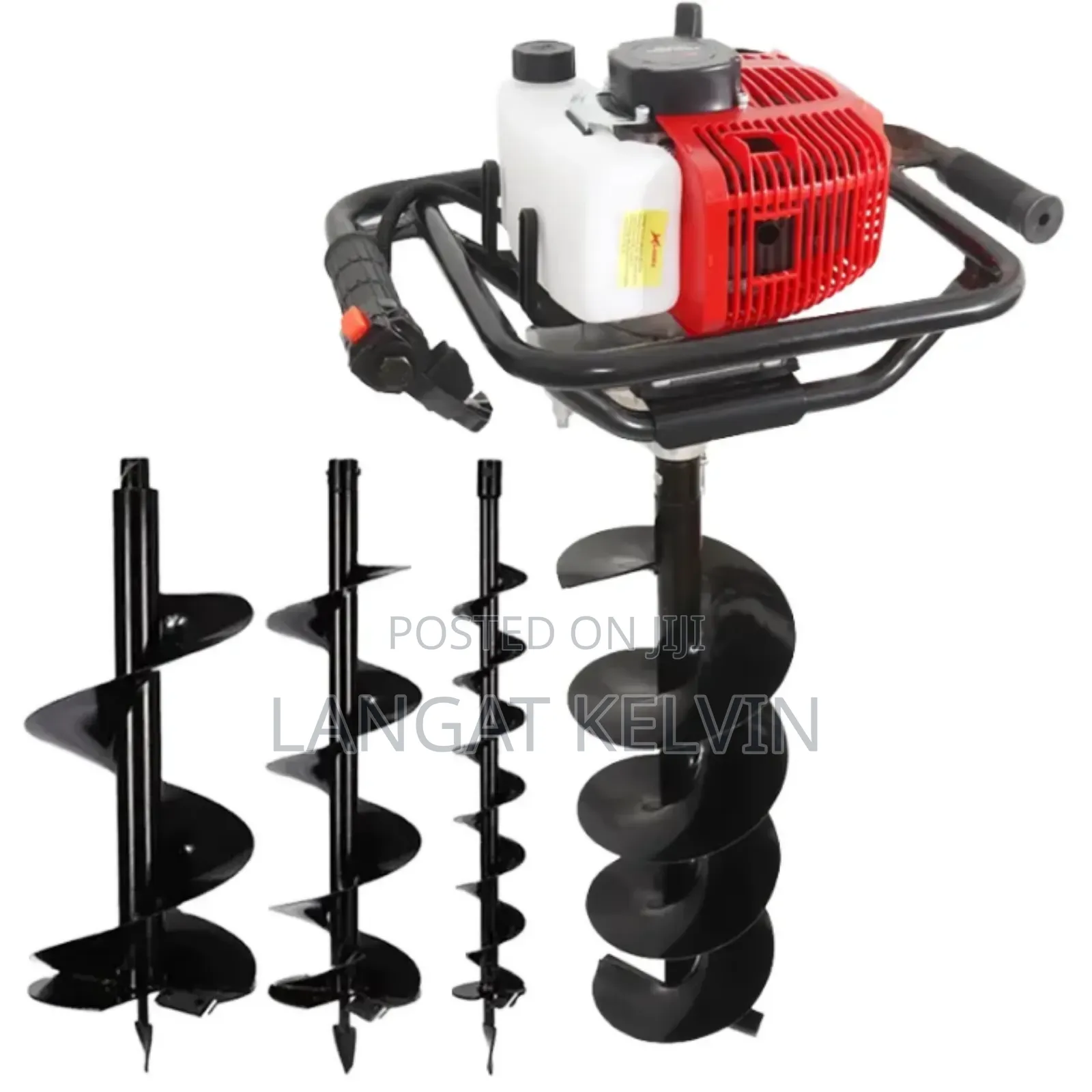 Earth Auger Soil Drill Machine With Three Bytes