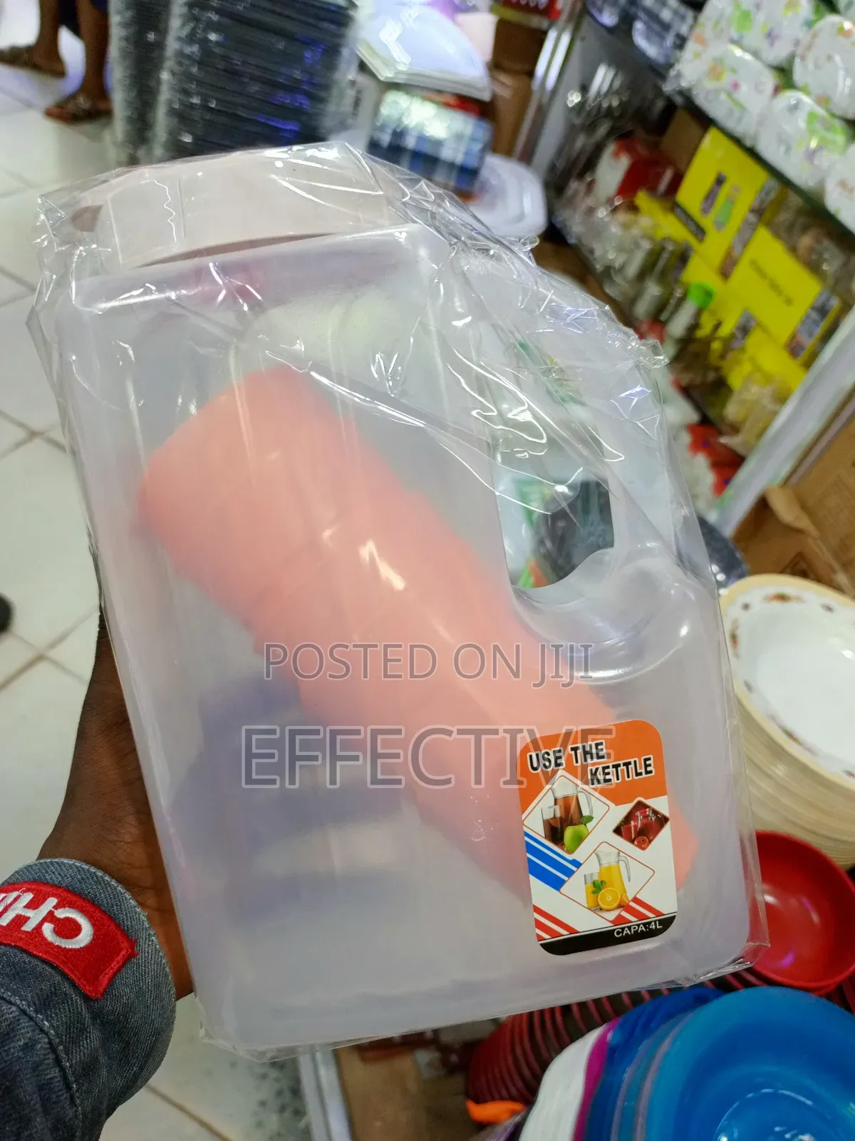 4-Liter Plastic Fridge Bottle
