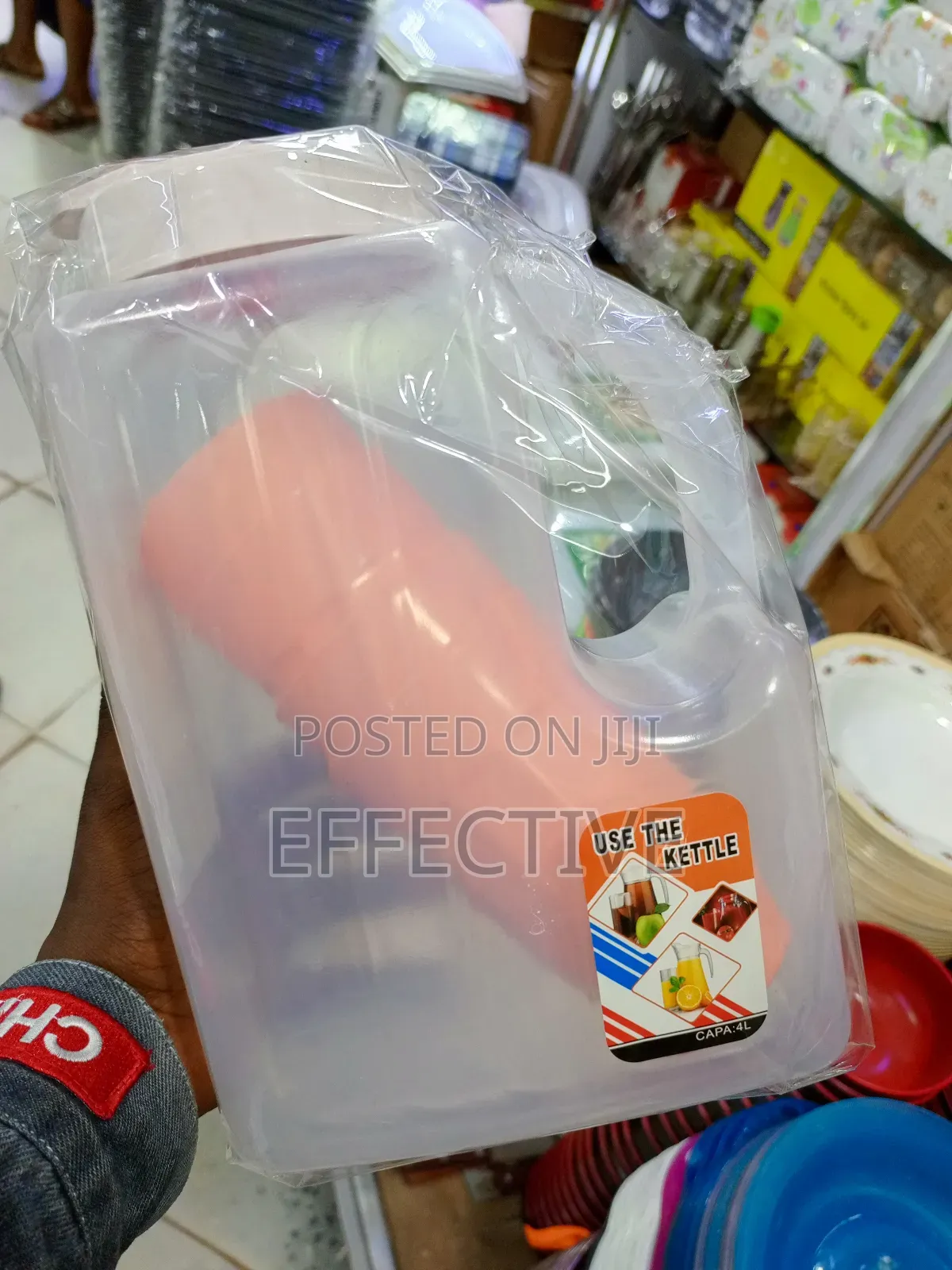 4-Liter Plastic Fridge Bottle