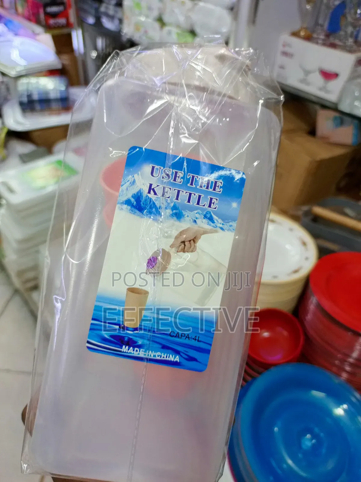 4-Liter Plastic Fridge Bottle