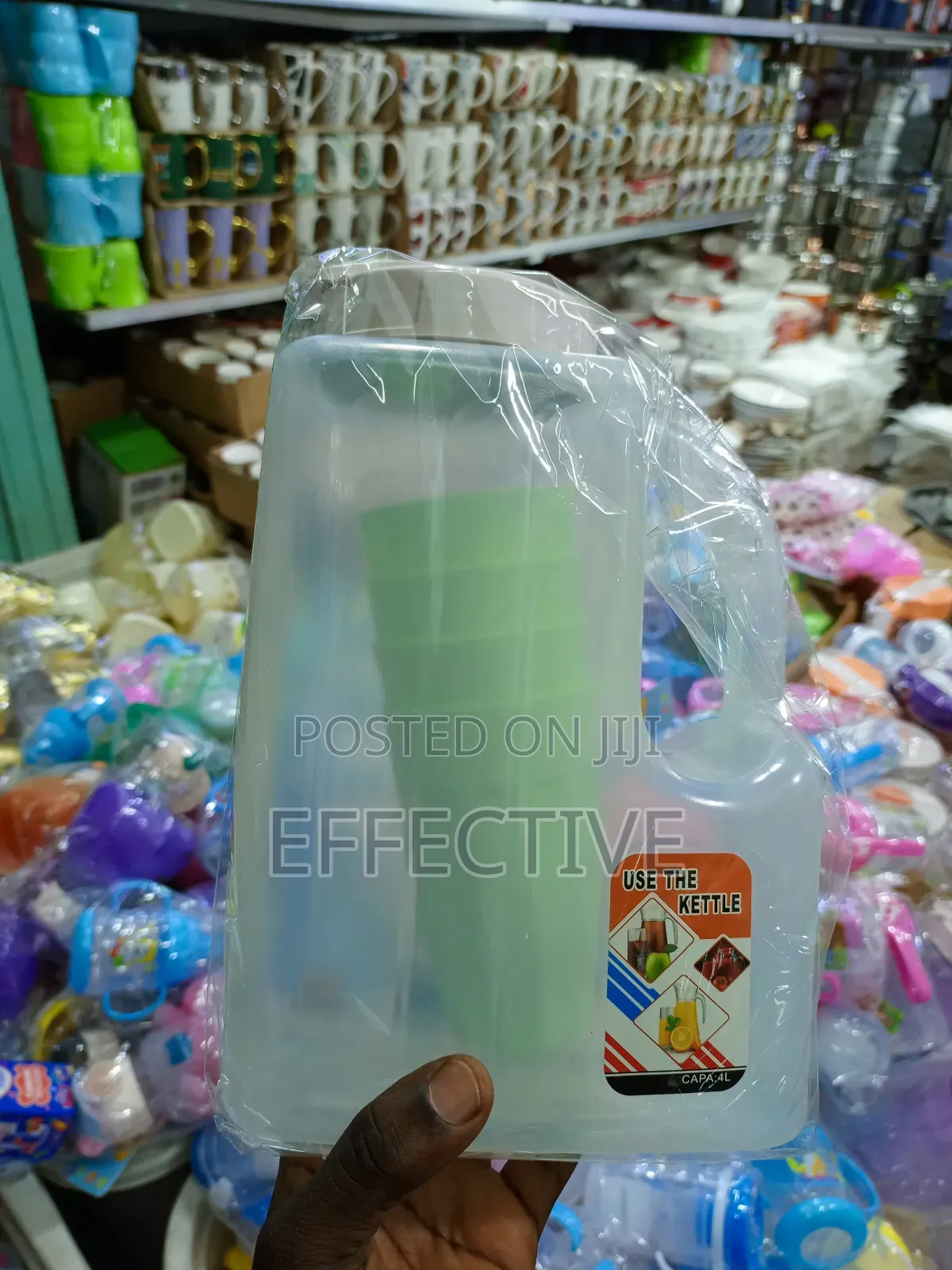 4-Liter Plastic Fridge Bottle