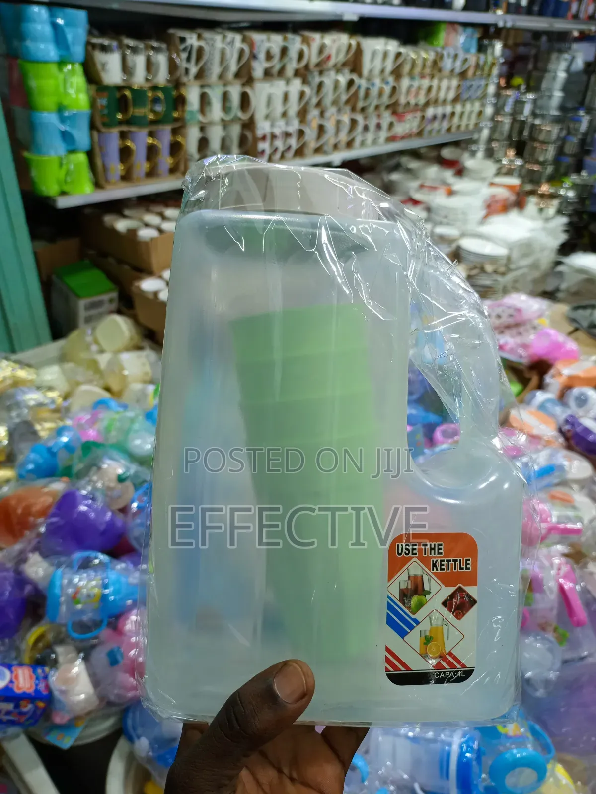 4-Liter Plastic Fridge Bottle