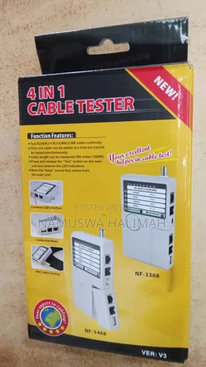 4-in-1 Cable Tester, Model Nf-3368,