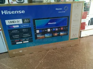 55 Inches Led Hisense Smart Uhd Digital Flat Screen Flameless.