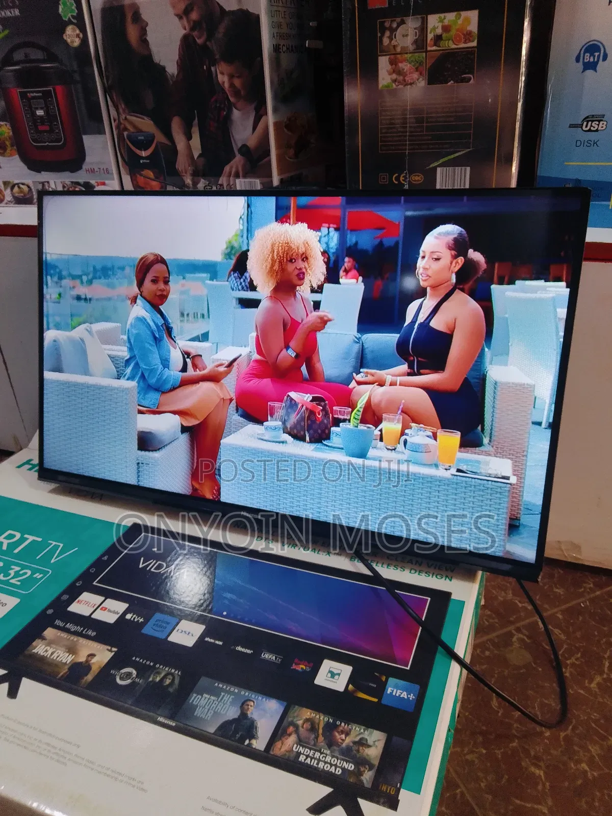 It's a Hisense 32 Inches Smart Tv