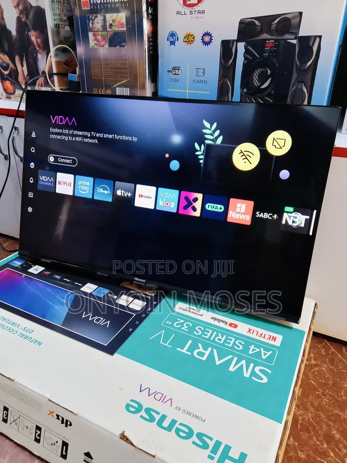 It's a Hisense 32 Inches Smart Tv