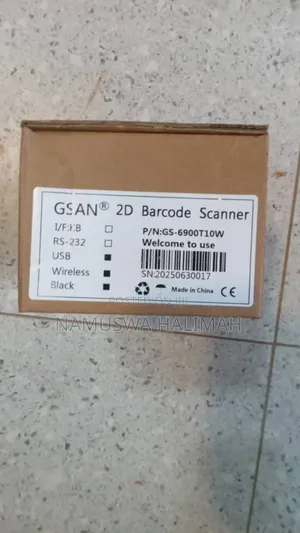 Gsan 2d Barcode Scanner (P/N: Gs-6900t10w).