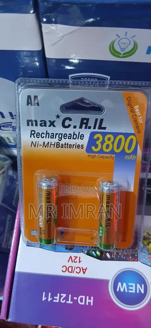 Max C.A.Il Rechargeable Aa Batteries.