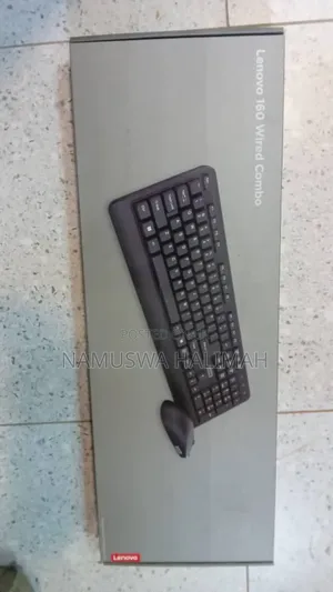 Lenovo 160 Wired Combo Keyboard and Mouse Set.