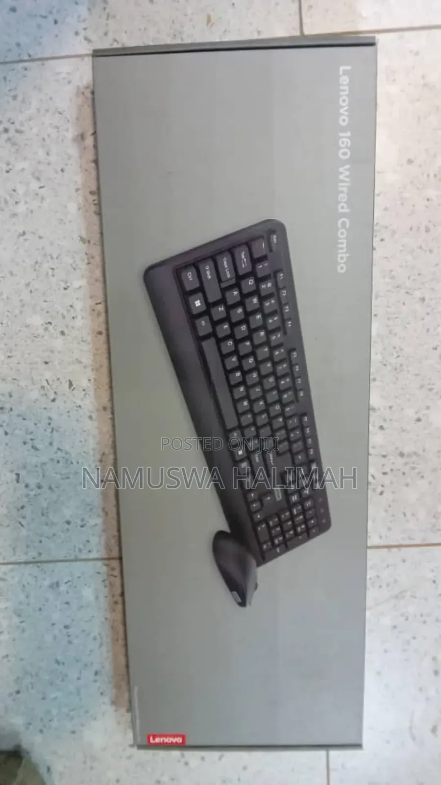 Lenovo 160 Wired Combo Keyboard and Mouse Set.
