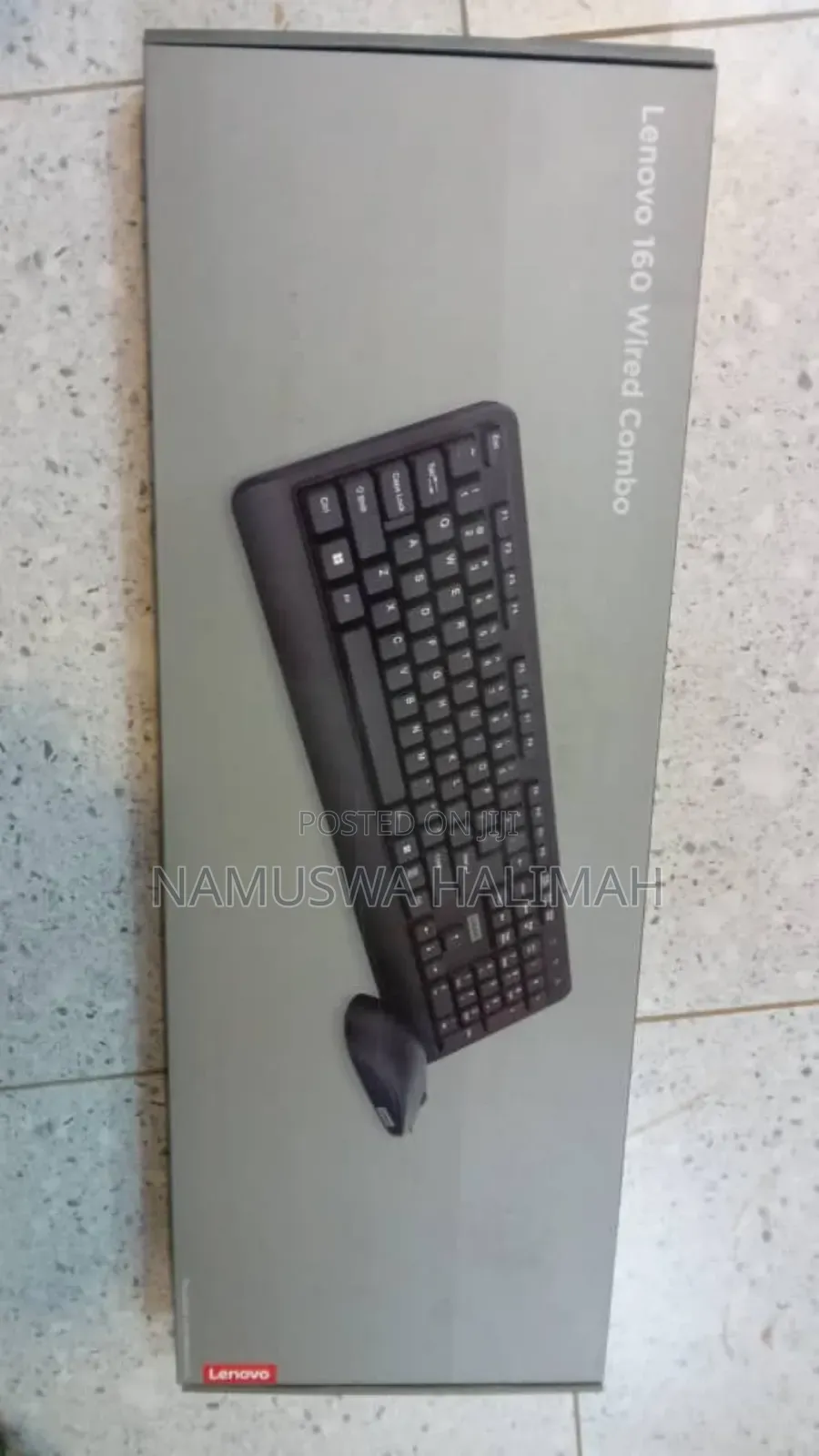 Lenovo 160 Wired Combo Keyboard and Mouse Set.