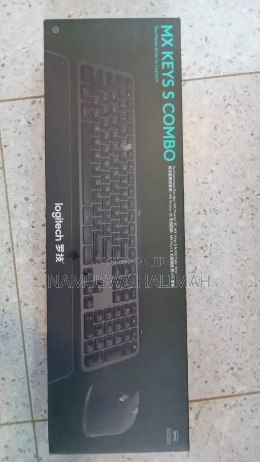 Logitech Mx Keys S Combo, a Wireless Keyboard and Mouse Set.