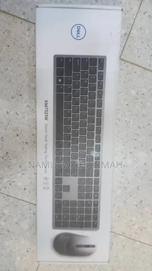 Dell Premier Multi-Device Wireless Keyboard and Mouse, Model Km7321w.