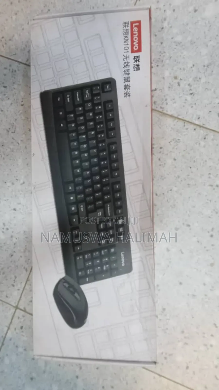 Lenovo Kn101 Wireless Keyboard and Mouse Set.