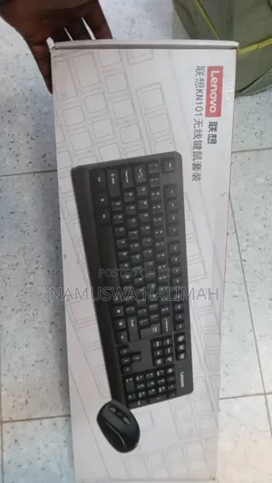 Lenovo Kn101 Wireless Keyboard and Mouse Set.