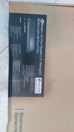 Tp-Link Jetstream 52-Port Gigabit L2+ Managed Switch With 48-Port Poe+