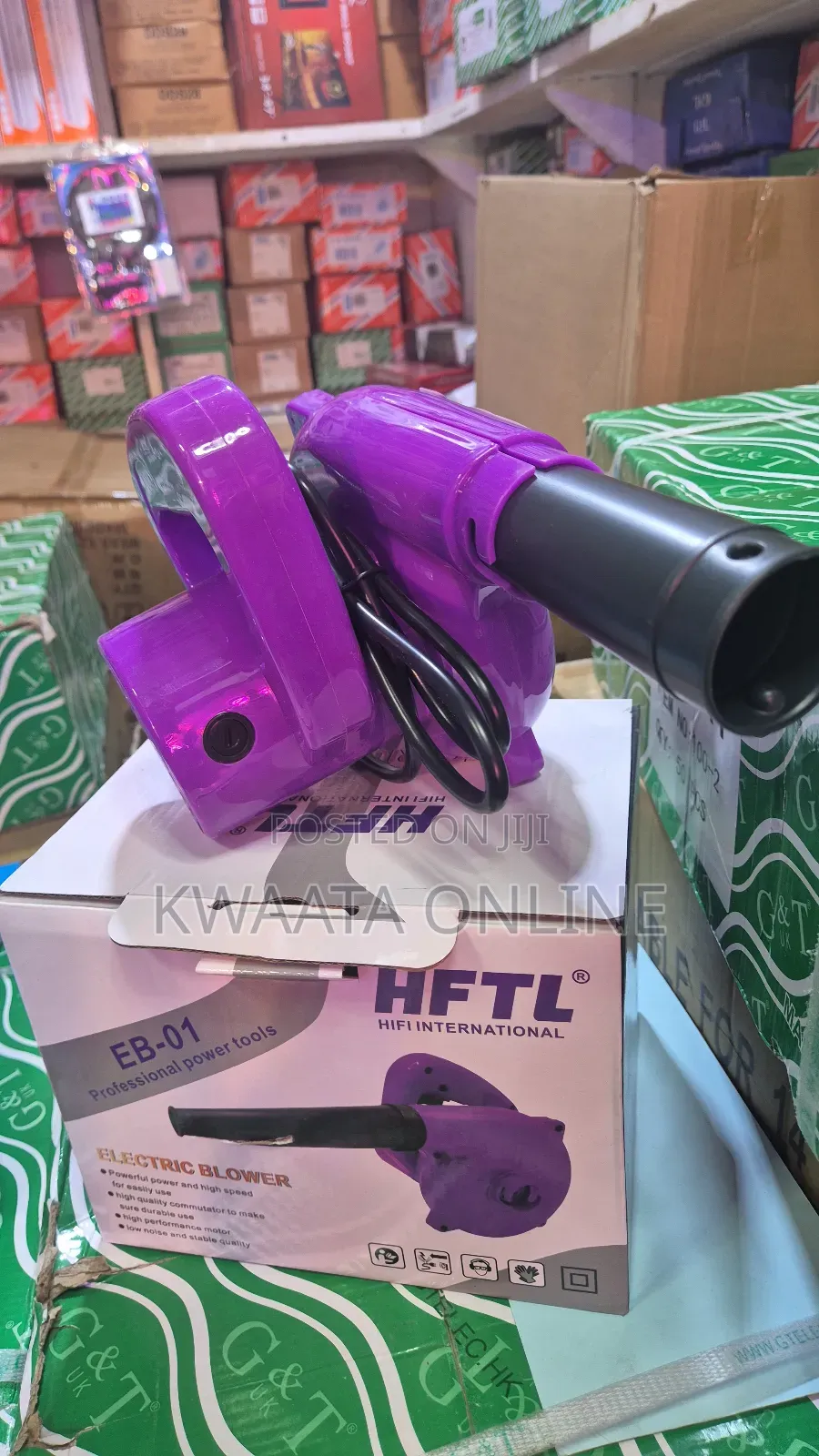 Electric Hand Held Air Blower Multifunctional 450w Dust Blower.
