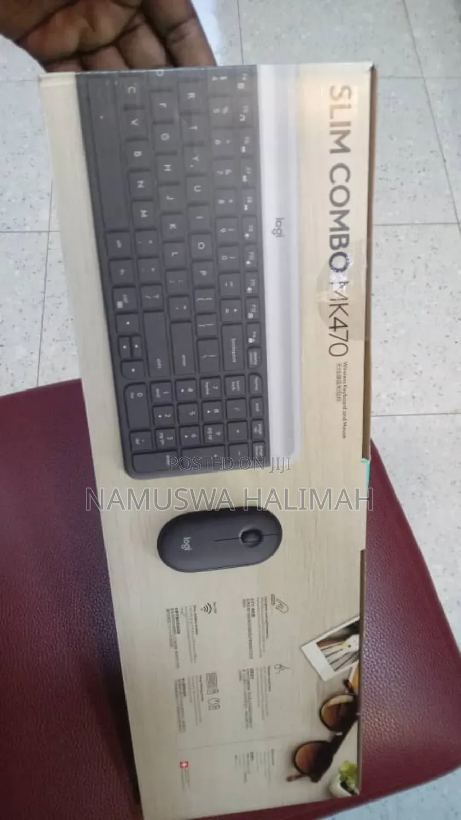 Logitech Mk470 Slim Combo, a Wireless Keyboard and Mouse Set.