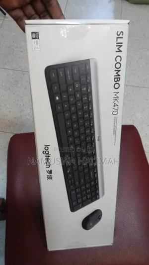 Logitech Mk470 Slim Combo, a Wireless Keyboard and Mouse Set.