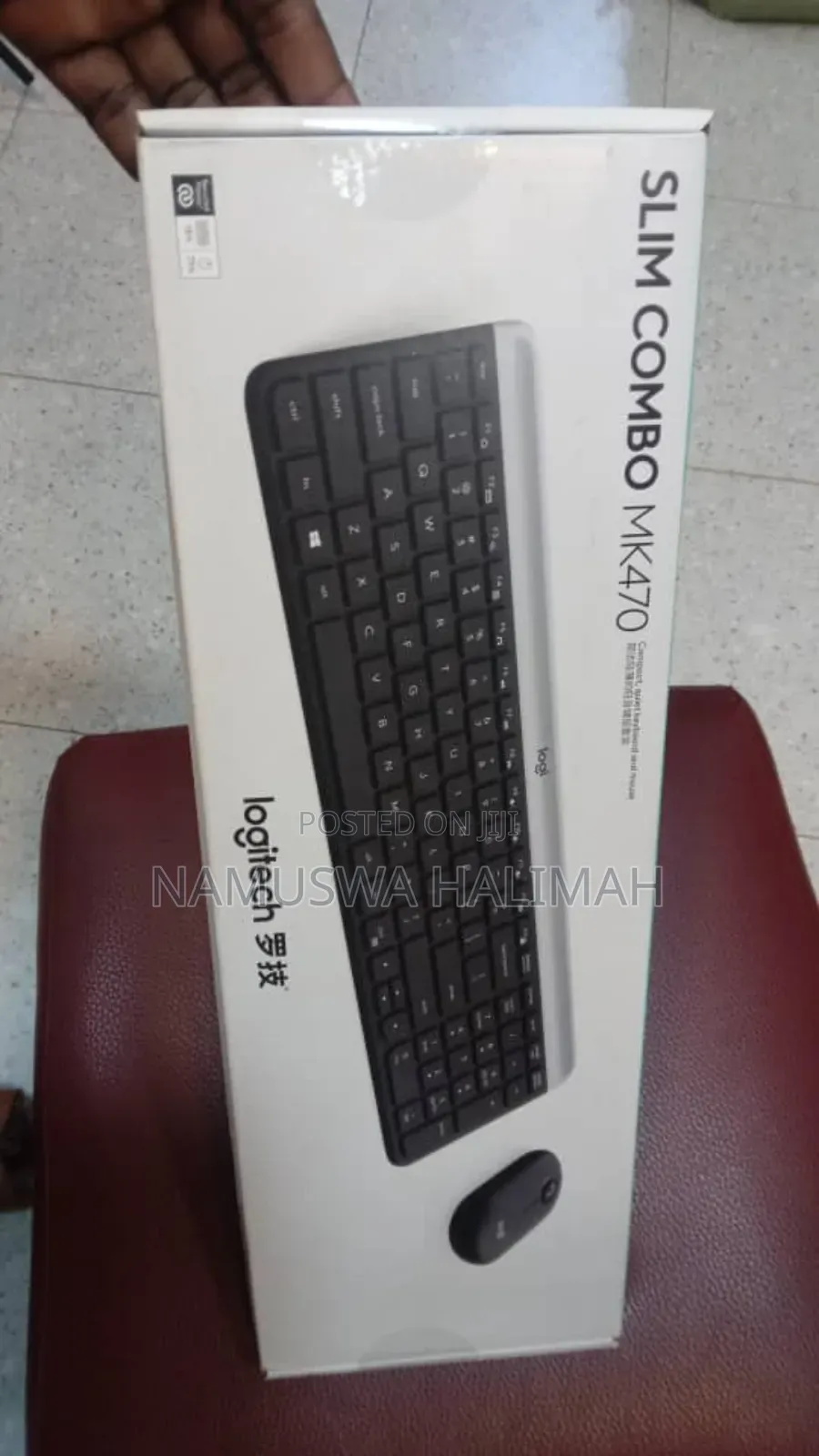 Logitech Mk470 Slim Combo, a Wireless Keyboard and Mouse Set.
