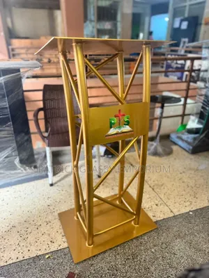 Metallic Gold Pulpit