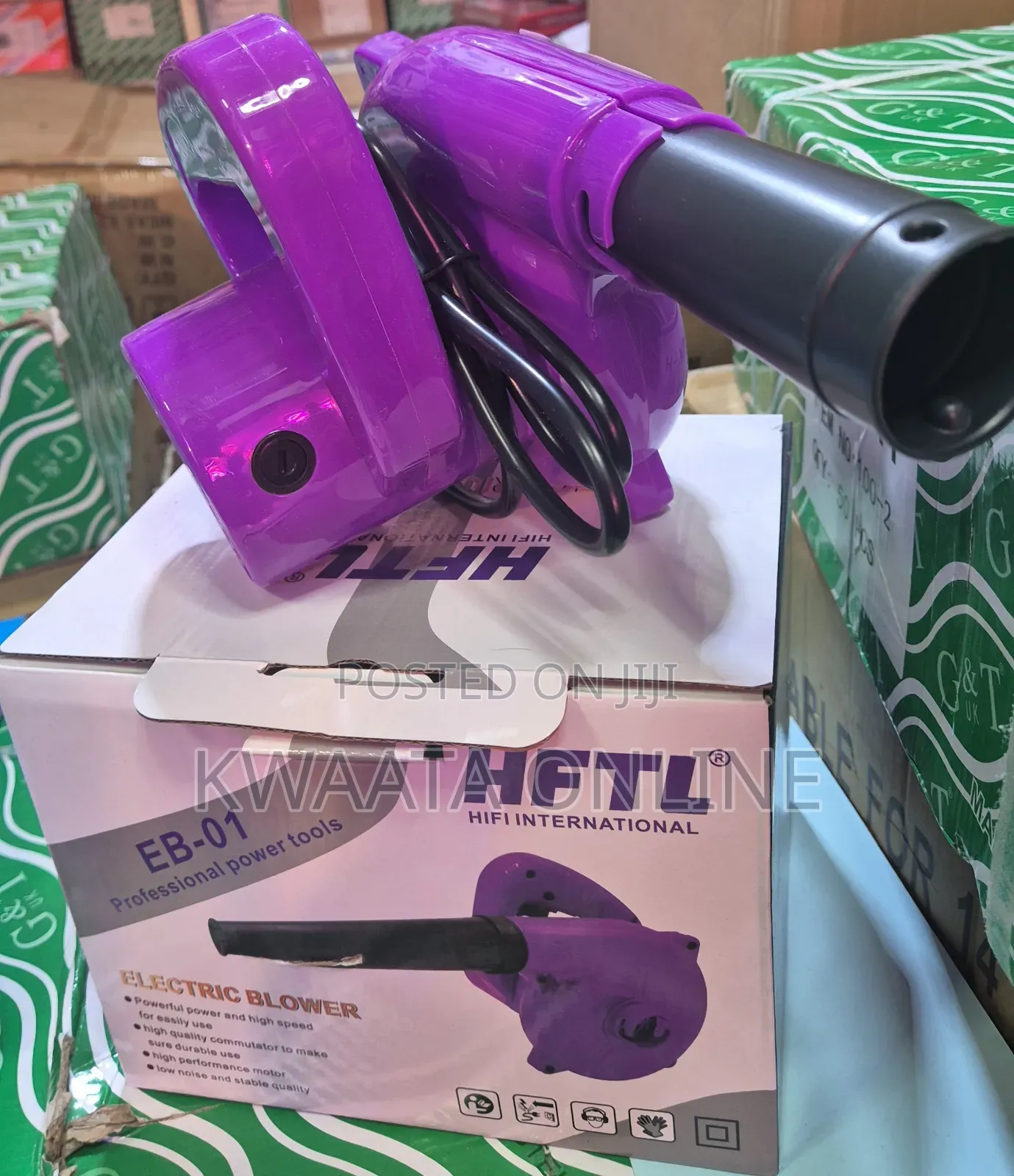 Electric Hand Held Air Blower Multifunctional 450w Dust Blower.