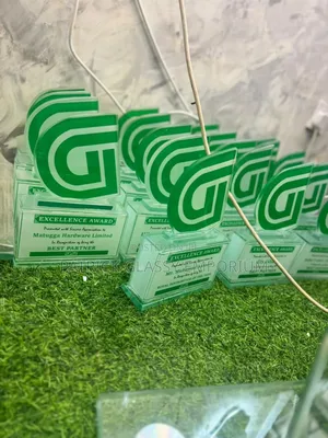 Shape D Glass Trophies