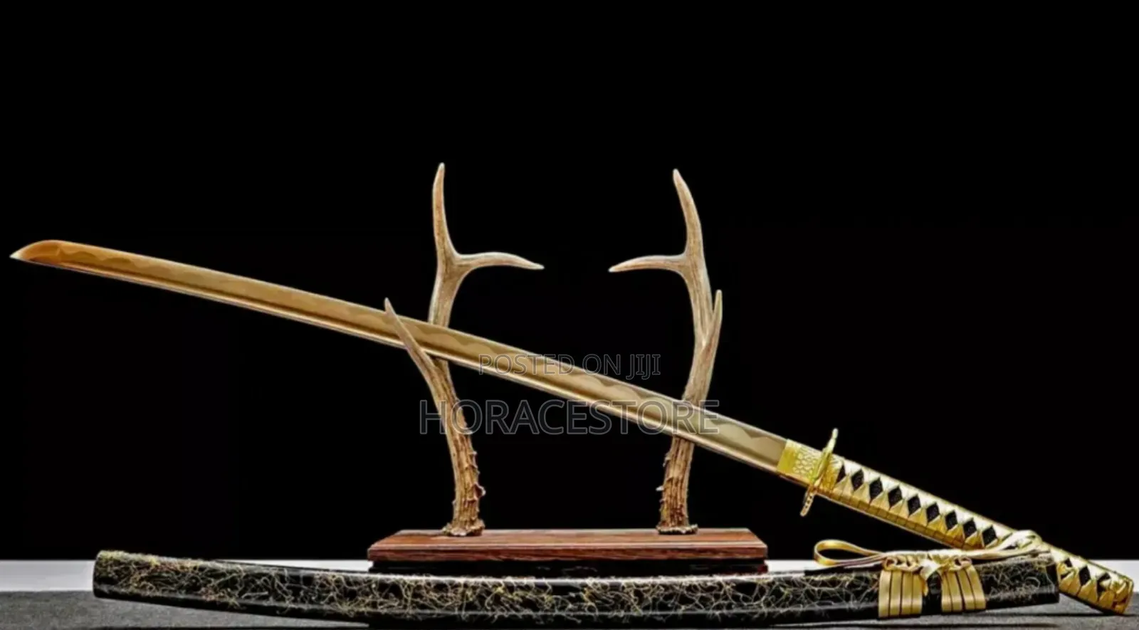 Gold Japanese Samurai Katana