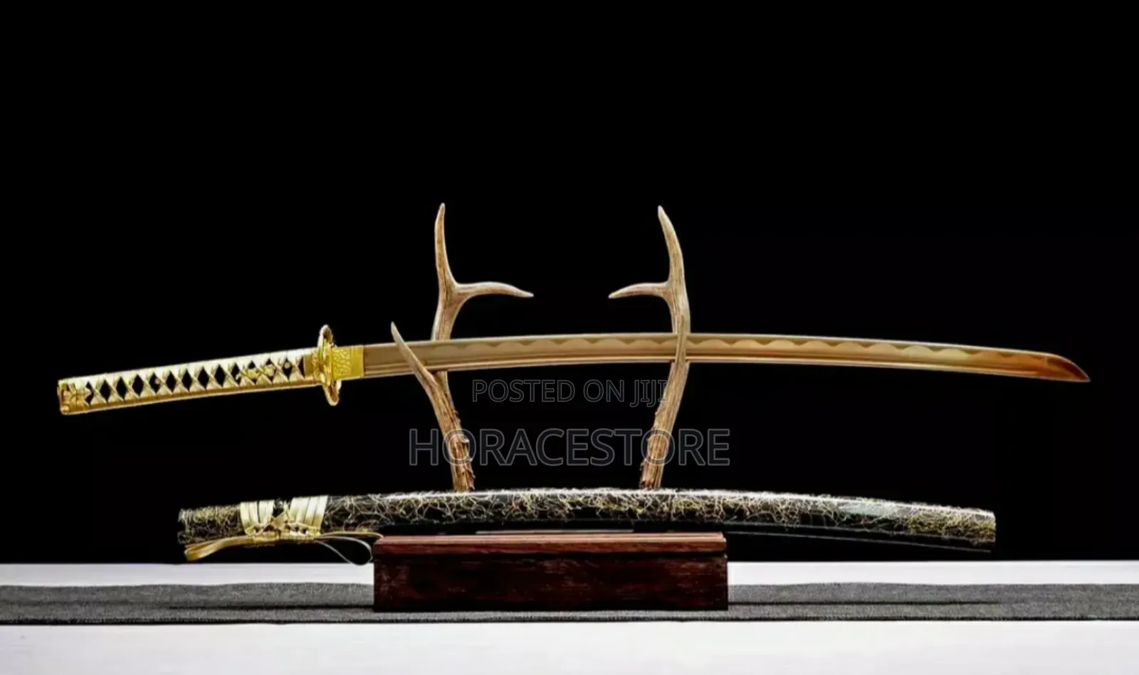 Gold Japanese Samurai Katana