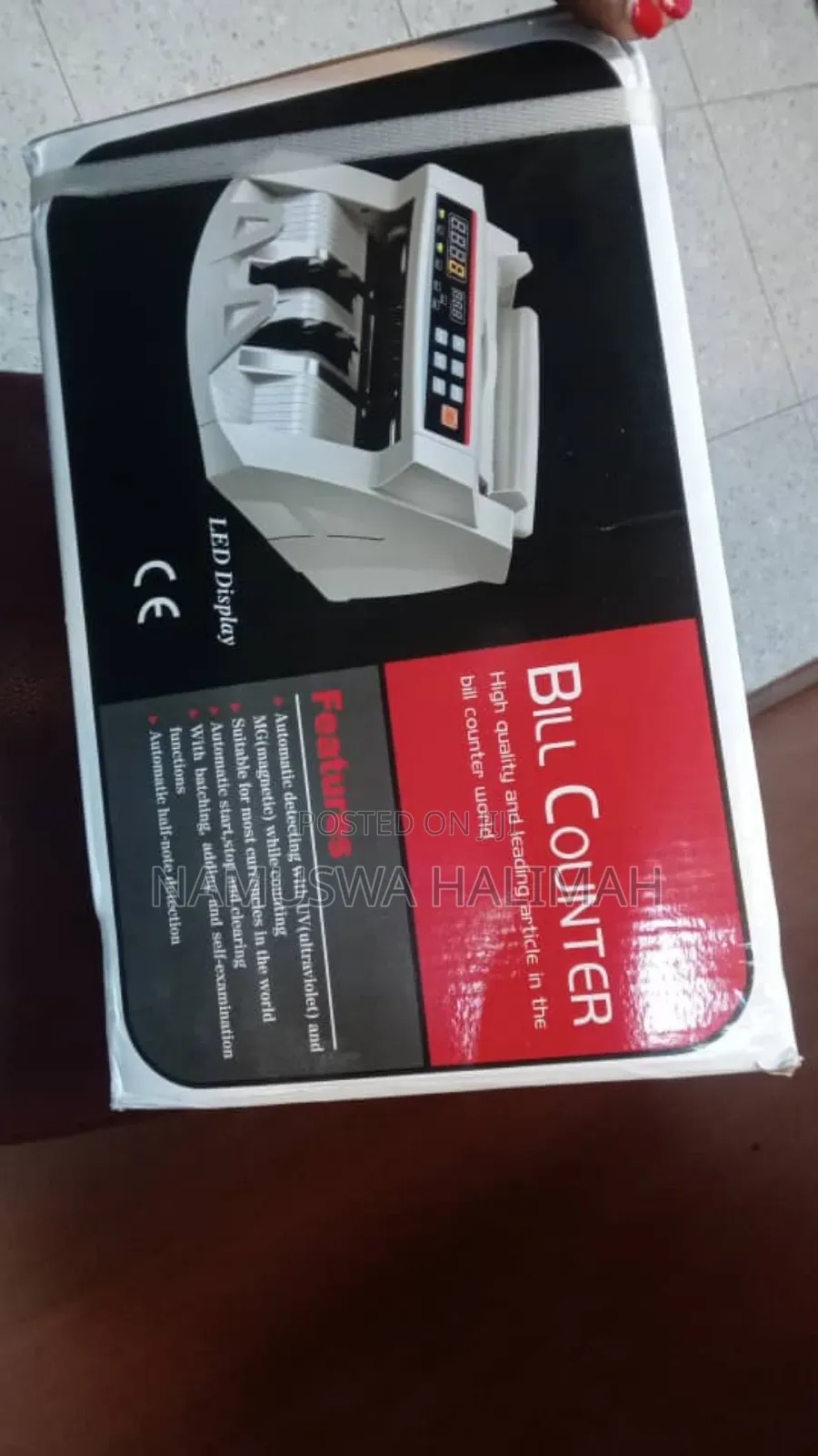 Bill Counter Machine.