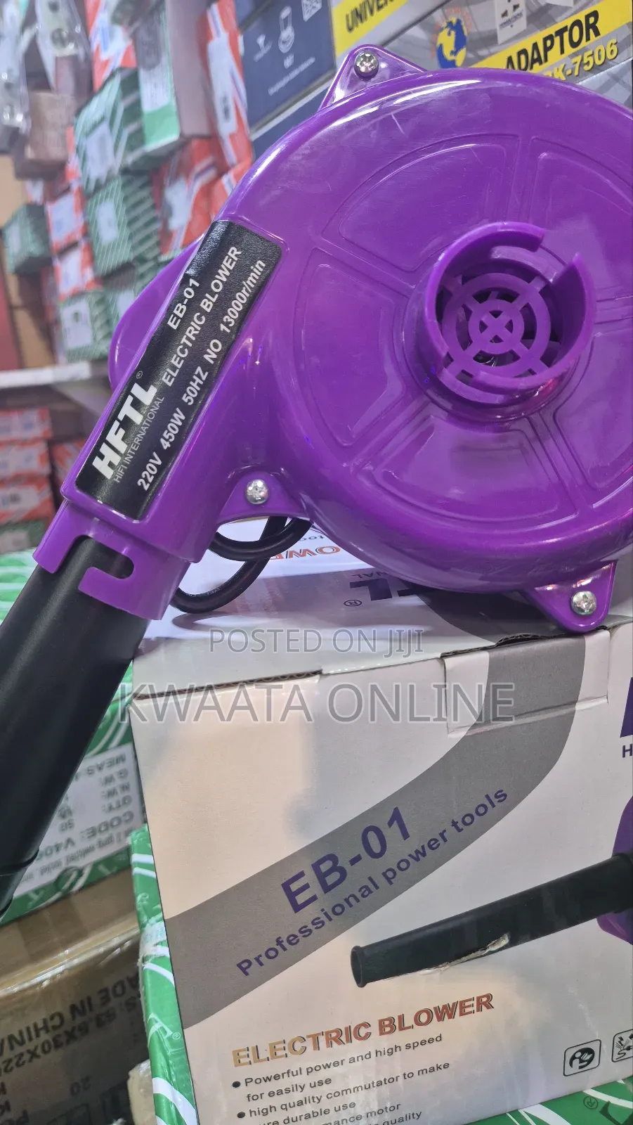 Electric Hand Held Air Blower Multifunctional 450w Dust Blower.