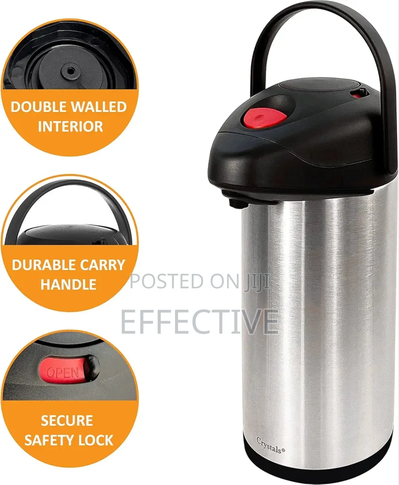 5l 5000ml Air-Pot Flask Hot Cold