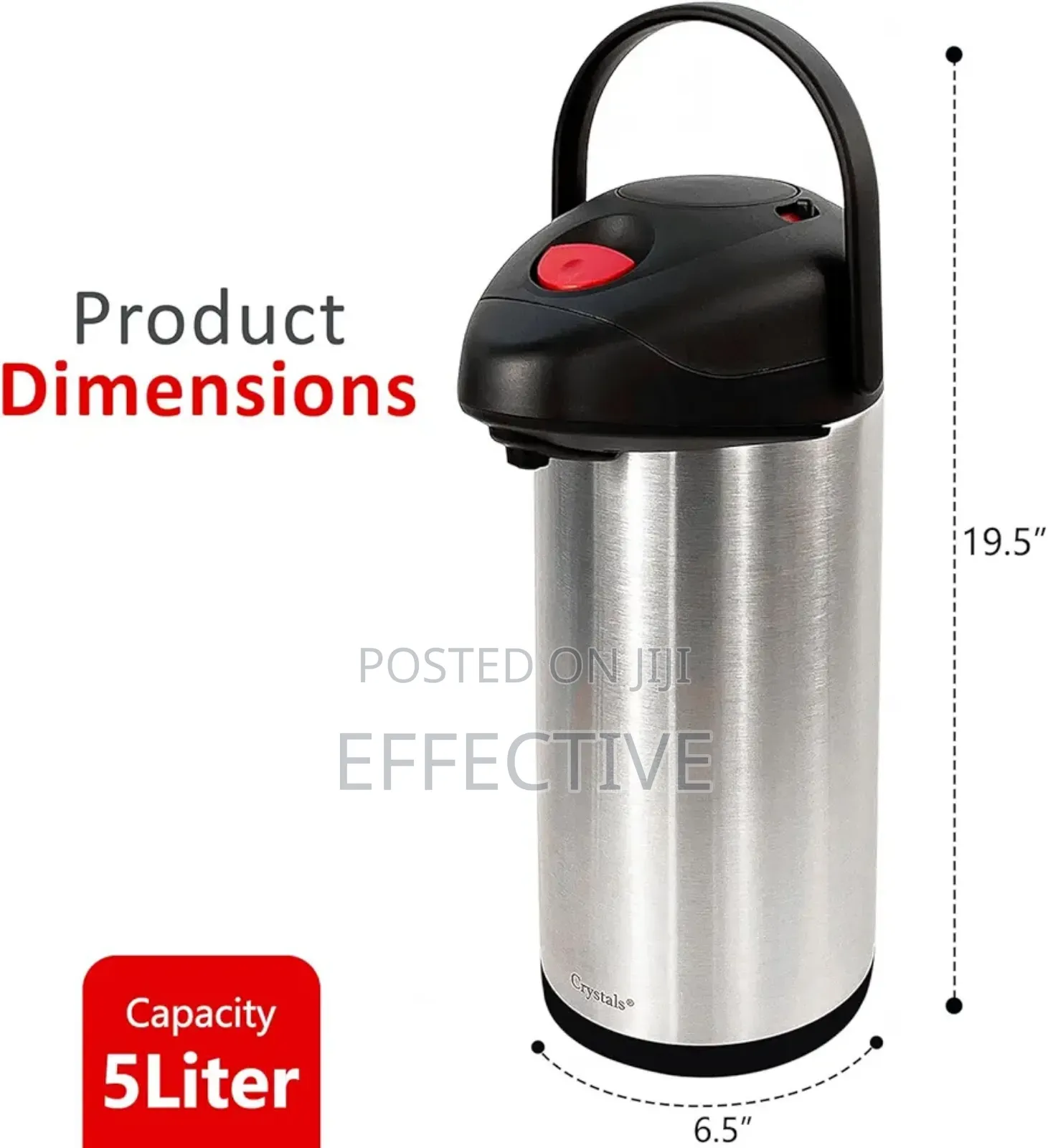 5l 5000ml Air-Pot Flask Hot Cold