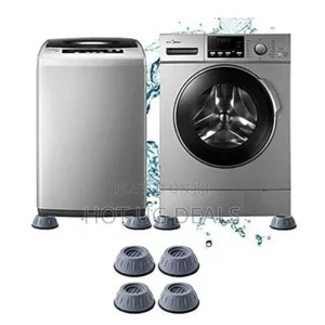 Shock Pads For Fridge, Washing Machine, Closets, - Grey,