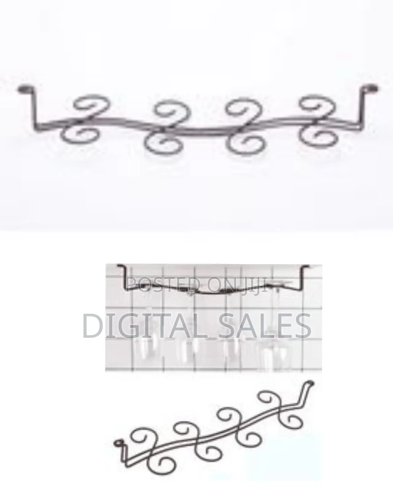 8 Wine Glasses Rack Storage Organizer Holder,