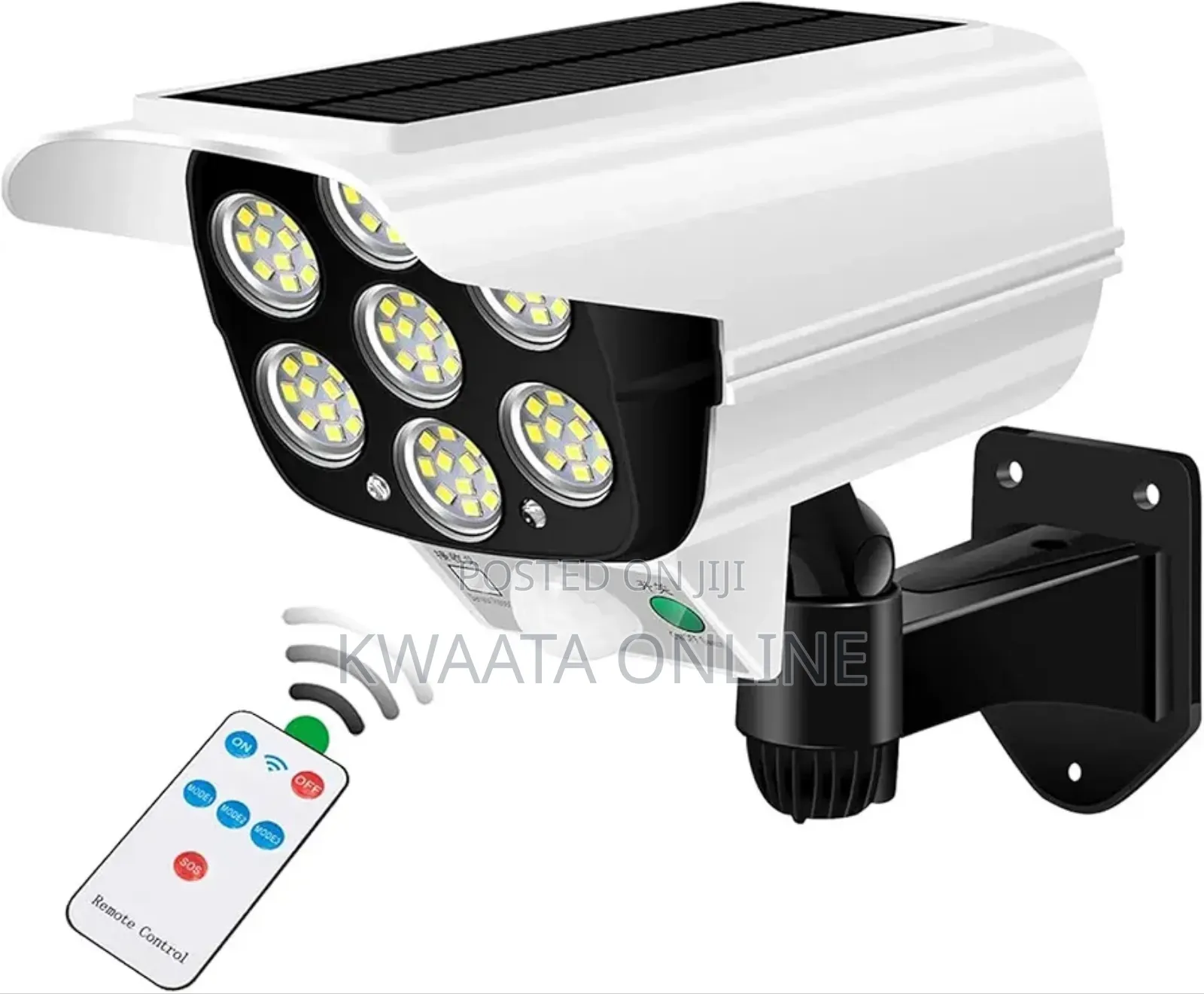 Outdoor Motion Sensor Solar Lights 2000 Lumens Spotlight With Remote
