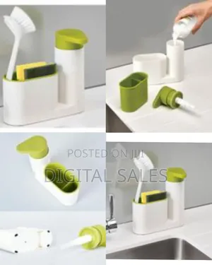 3 In1 Kitchen Stand Rack Organizer -Green