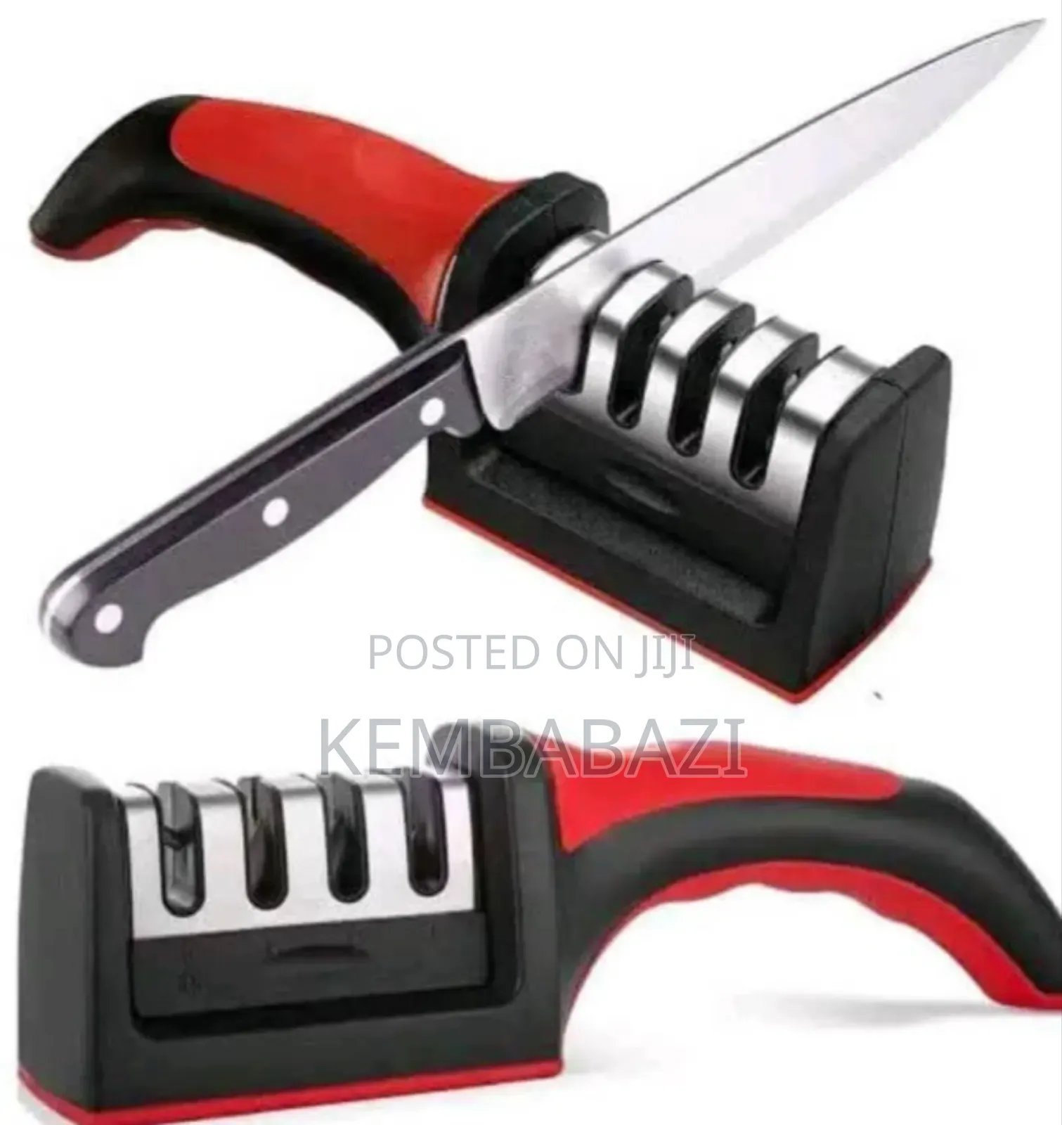 Manual, Multi-Stage Knife Sharpener.