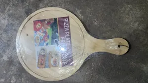 25cm Wooden Serving Pizza Platetray,Chopping Board,Brown