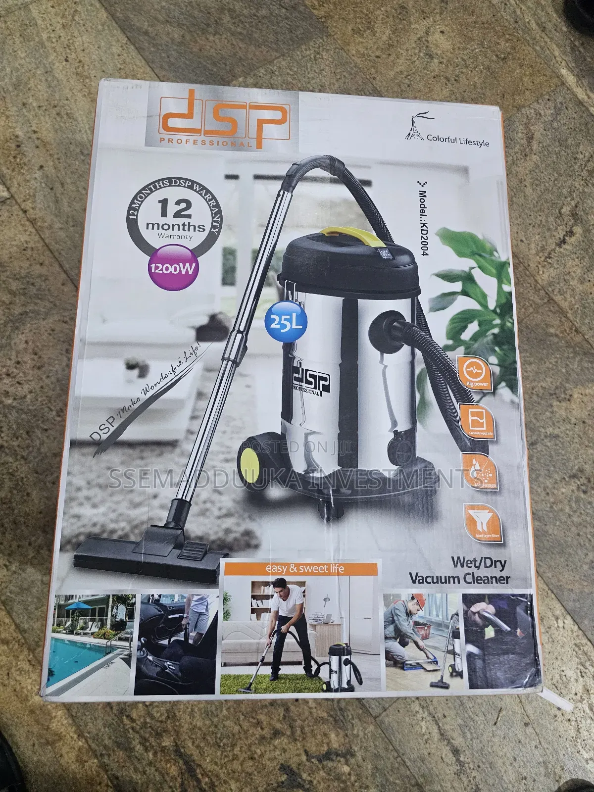 DSP Wet and Dry Vacuum Cleaner