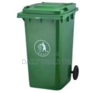 240 Litres Commercial Outdoor Large Plastic Trash Dust Bin With Wheel